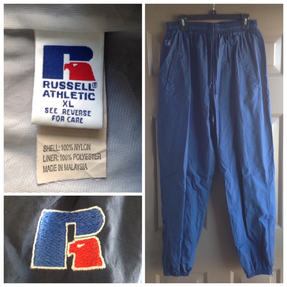 Vintage Russell Windbreaker Pants